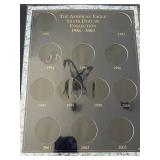 Peace and Silver Eagle Dollar Collection Album