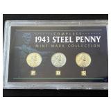 1943 Steel Cent Mint Mark Collection