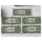 Blue Seal $1 Dollar Silver Certificates - 1 is a Star Note
