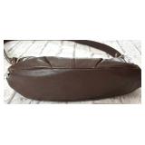 Coach Legacy Brown Leather F15170 Flap Turn Lock Crossbody Bag Shoulder Purse