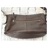 Coach Legacy Brown Leather F15170 Flap Turn Lock Crossbody Bag Shoulder Purse
