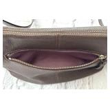 Coach Legacy Brown Leather F15170 Flap Turn Lock Crossbody Bag Shoulder Purse