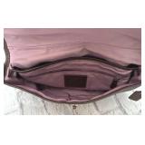 Coach Legacy Brown Leather F15170 Flap Turn Lock Crossbody Bag Shoulder Purse