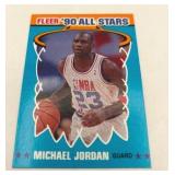 1990-91 Fleer All Stars Michael Jordan #5 Basketball Card