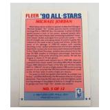 1990-91 Fleer All Stars Michael Jordan #5 Basketball Card