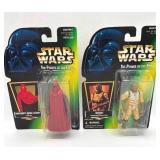 Vintage 1996 Kenner Star Wars The Power Of The Force Bossk And 1997 Royal Guard Action Figures
