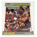 1987 Fleer Karl Malone Utah Jazz #68 Basketball Card