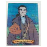 Lot Of 3 Harry Potter Chocolate Frog Collectible Trading Cards Including Beaumont Marjoribanks, Adalbert Waffling, And Uric The Oddball