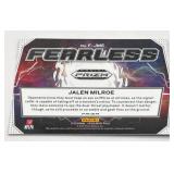 Lot Of 4 NFL Rookie Trading Cards Including Jalen Milroe, Quinshon Judkins, Emeka Egbuka, and Trevor Etienne (NM-MT)