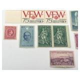 Vintage Postage Stamp Lot - U.S. And Foreign
