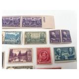 Vintage Postage Stamp Lot #4 - U.S And Foreign