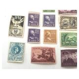 Vintage Postage Stamp Lot #5 - U.S And Foreign