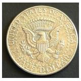 1964 Kennedy Half Dollar, 90% Silver