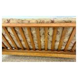 Solid Wood Futon with Cushion