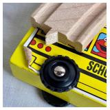 Vintage Sesame Street Natural Wood Train Set