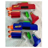 Nerf Bundle with 6 Nerf Toy Blasters, Ammunition and Vests