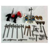 Lego, Mega Blocks and Playmobil Playsets