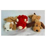 Collection of 20+ Beanie Babies and 4 Pound Puppies