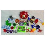 Beyblade Collection includes Battle Dome, String Launchers, Beyblades and Hard Metal System Case