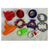 Beyblade Collection includes Battle Dome, String Launchers, Beyblades and Hard Metal System Case