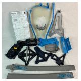 Hot Wheels Bundle of Micro Car Playsets and Robo Wheels Extreme Half Pipe Track System