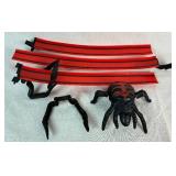 Hot Wheels Bundle of Micro Car Playsets and Robo Wheels Extreme Half Pipe Track System