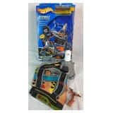 Hot Wheels Bundle of Micro Car Playsets and Robo Wheels Extreme Half Pipe Track System