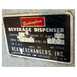 Vintage Buckingham Beverage Dispenser Serving Machine from MN State Fair circa 1950