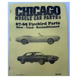 Original and New 1968 Firebird Parts