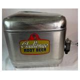 Vintage Challenge Root Beer Metal Ice Chest Cooler from MN State Fair Booth circa 1950