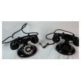 Vintage Western Electric Rotary Desk Phones