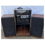 Fisher Stereo System with Amplifier, Tuner, Turntable and Speakers