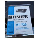 Fisher Stereo System with Amplifier, Tuner, Turntable and Speakers