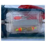 Strike Zone Complete Ice Fishing Kit - New - Includes Strike Zone Ice Auger, Tip -Up with line, Ice Lure Kit, Wire Rob Combo Holder and Ice Skimmer and More