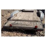 Heavy Duty Flatbed Utility Trailer/Car Hauler from PJ Trailers 518D