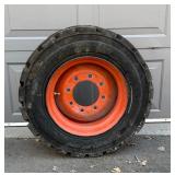 Bobcat Tires with Rims - 4 Total for Concrete/Asphalt