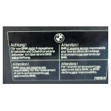 BMW Motorcycle Seat - New - Black/Grey #52537723456