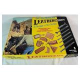 Vintage Tandy Leathercraft Beginners Kit with Tools and Projects
