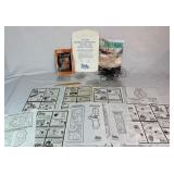 Vintage Tandy Leathercraft Beginners Kit with Tools and Projects