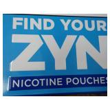 15 x 11" ZYN Metal Advertising Sign...