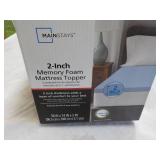 Mainstays 2" Memory Foam Mattress T...