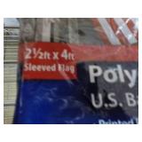 2 1/2 ft x 4 ft Poly Cotton US Bann...