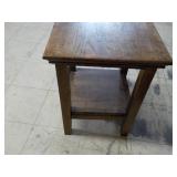 Wood End Table 18 x 18 x 24"...