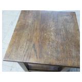 Wood End Table 18 x 18 x 24"...