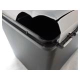 3 Portable Plastic File Totes- slig...