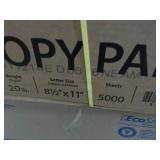 5000 Sheets White 8 1/2 x 11" Copy ...