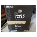Keurig Peets Medium Roast 22 Coffee...