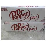 2 Diet Dr. Pepper 12 packs...