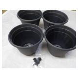 4 Plant Pots 5 x 7"...
