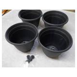 4 Plant Pots 5 x 7"...
